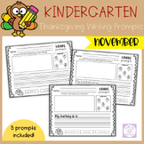 Thanksgiving Activities Writing Prompts November Writing Center Kindergarten