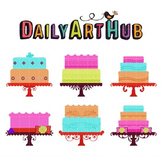 Wedding Cake Clip Art - Great for Art Class Projects!