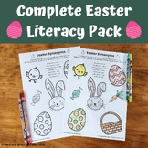Easter Literacy Grammar Spelling Reading Writing Worksheets for Grades 3 and 4