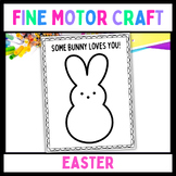 Easter Bunny Craft Torn Paper Fine Motor Art