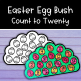 Easter Egg Bush Count to Twenty | Spring Counting & Number Formation Math Craft