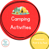 Preschool Camping Activity Pack