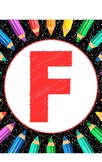 Composition Notebook Focus Wall Label