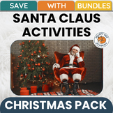 50% OFF Santa Claus Activities Christmas Lesson Winter Worksheets XMAS Sub Plan