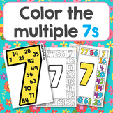 Color the multiples of 7 - with poster!