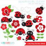 Ladybug Clipart, Red Ladybugs, Ladybird, Cute Insects, Flowers, Gardening