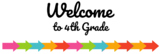 4th Grade Welcome Banner