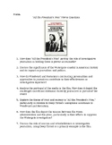 "All the President's Men" Movie Questions