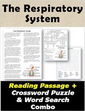 The Respiratory System Reading Passage & Puzzles Combo