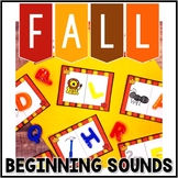 Kindergarten Fall Literacy Center - Beginning Letter Match