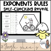 Simplify Expressions using Law of Exponents self-checking