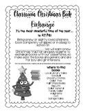 Classroom Christmas Book Exchange Flyer *Many Options*