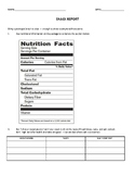 NUTRITION:  THE SNACK REPORT