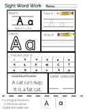 Kindergarten i-Ready High Frequency Word Practice