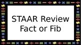 STAAR Review Fact/Fib Game