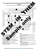 The Integumentary, Muscular, and Skeletal Systems Crossword Puzzle :Digital