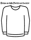 Ugly Christmas Sweater Craft and Writing Activity