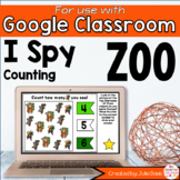 Zoo Animals Counting Objects to 10 Math Game Counting Sets Kinder Google Slides