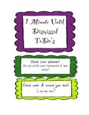 Dismissal Checklist