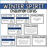 WINTER SPIRIT CHALLENGE CARDS | WINTER BREAK COUNTDOWN | CLASSROOM CHALLENGE