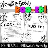 You've been BOOed Halloween Staff and Student Game