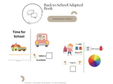 Back to School Adapted Book