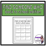 Find Someone Who - Back to School Edition / Jonesin' For Teaching
