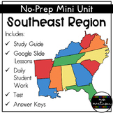 Mini Unit | Southeast Region | Lessons | Worksheets