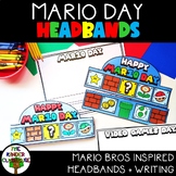 Mario Day Headbands | Mario Bros Inspired Coloring Crowns | Super Mario Activity