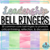 Writing Response ELA Bell Ringers: Leadership and Success Writing Prompts