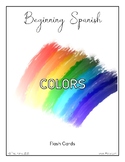 Beginning Spanish Flash Cards: COLORS