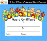 "School Bears" End of the Year Awards [Marie Cole Clipart]