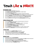 Teach Like a Pirate Hooks - Reference Sheet