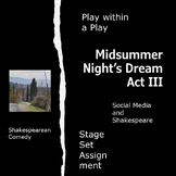 Midsummer Night's Dream Activities, Act 3.