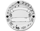 Classroom Stars: Customizable Paper Plate Award for Students