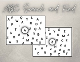 Upper and Lowercase Alphabet Find