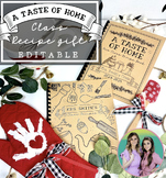 A Taste of Home Class Recipe Book | Holiday Parent Gift | Christmas Project