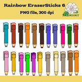 Rainbow EraserSticks 6