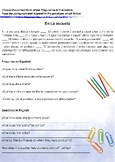 Spanish Reading Comprehension - My school, Mi escuela, Irregular Verbs