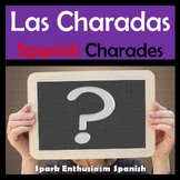 Charades Spanish Vocabulary Game / Sports, Prepositions, Daily Routine