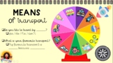 TRANSPORTS: SPIN WHEEL EDITABLE (ONLINE TEACHING- REMOTE/DISTANCE LEARNING)