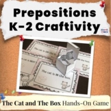 Preposition Game K-2 Fun Craft Task Cards Place and Movement Prepositions