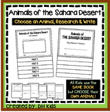 Animals of the Sahara Desert Report, Animal Science Research, Environments