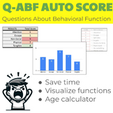 Q-ABF Automatic Score Calculator (Behavioral Functions) Save time!