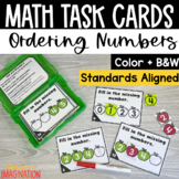 Apples Ordering Numbers 0 to 5 - Kindergarten Math Center Review Task Cards