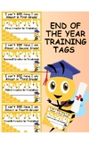 BEE THEME FIRST GRADER IN TRAINING BADGE TAG KINDER- FOURTH GRADE TRAINING TAG