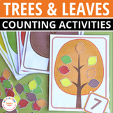 Fall Trees Leaves Preschool Activities Fall Counting Numbers 1-20 Math Centers