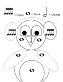 Penguin Color By Note- Level 3