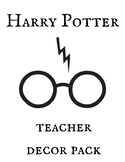 harry potter teacher decor pack