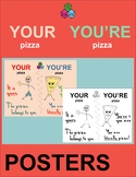 YOUR YOU'RE Â¡Âª POSTER  Â¡Âª FULL COLOR AND BLACK AND WHITE